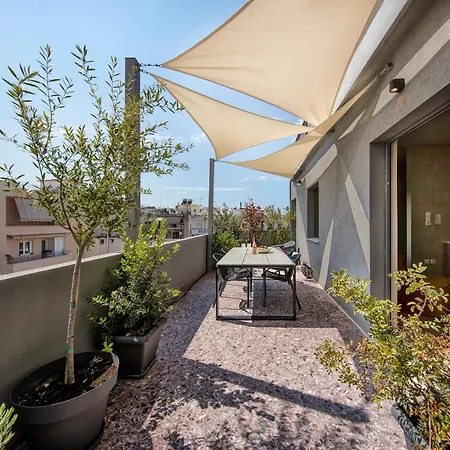 Sunny Loft With Acropolis View Apartment Athens Exterior photo